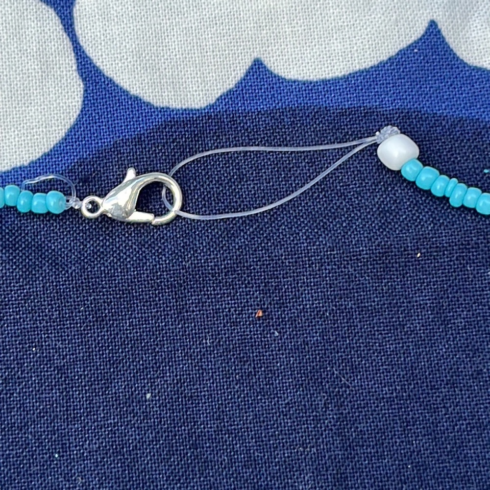 Beaded homemade neckless great for summer, very stackable. - Picture 2 of 4